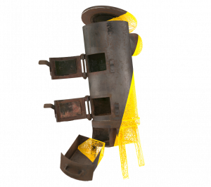 Rendergrafik eines Ofens